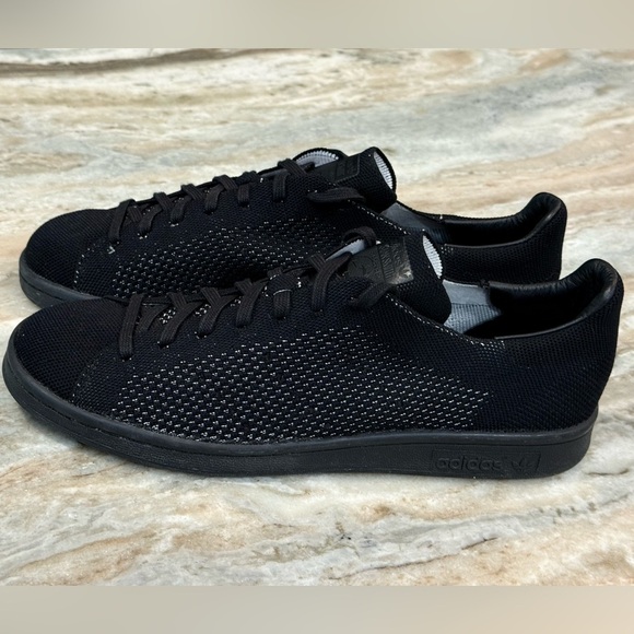 Men’s ADIDAS Originals Stan Smith OG Primeknit black sneakers- Size 9 - Picture 2 of 7